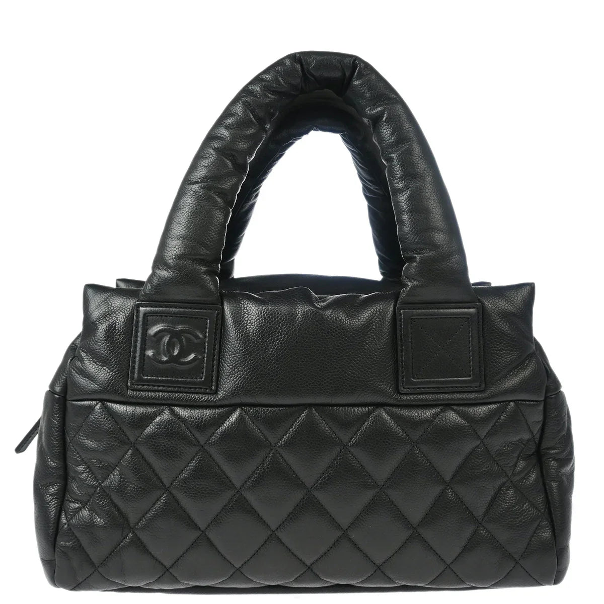 Chanel 2009-2010 Black Caviar Coco Cocoon Handbag