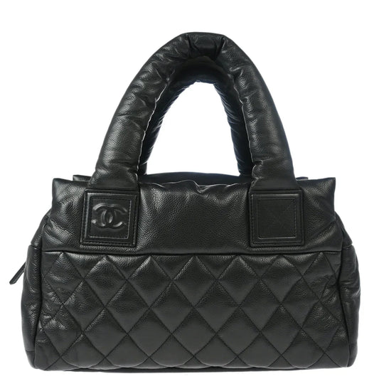 Chanel 2009-2010 Black Caviar Coco Cocoon Handbag