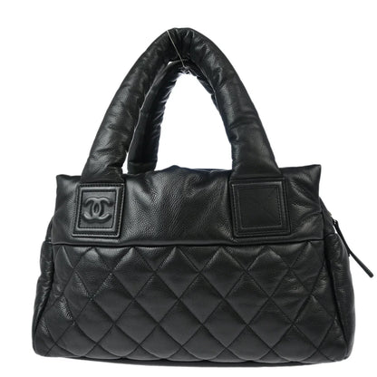 Chanel 2009-2010 Black Caviar Coco Cocoon Handbag