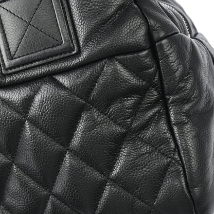 Chanel 2009-2010 Black Caviar Coco Cocoon Handbag