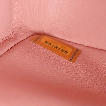 Chanel 2005-2006 Pink Caviar Small Classic Double Flap Shoulder Bag