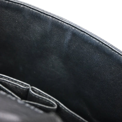 Chanel 2008-2009 Black Caviar Medium Classic Double Flap Shoulder Bag