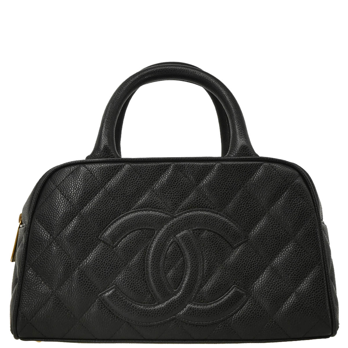 Chanel Black Caviar Bowling Bag