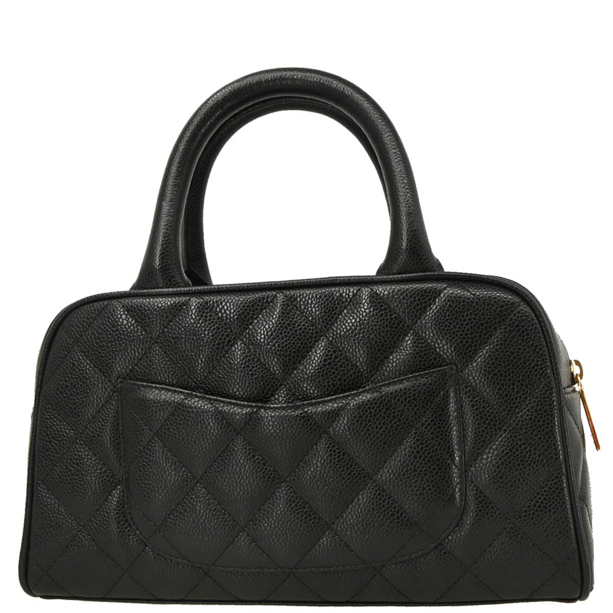 Chanel Black Caviar Bowling Bag
