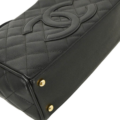 Chanel Black Caviar Bowling Bag
