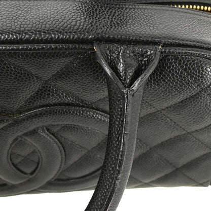 Chanel Black Caviar Bowling Bag