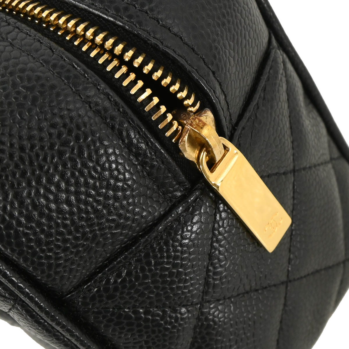 Chanel Black Caviar Bowling Bag