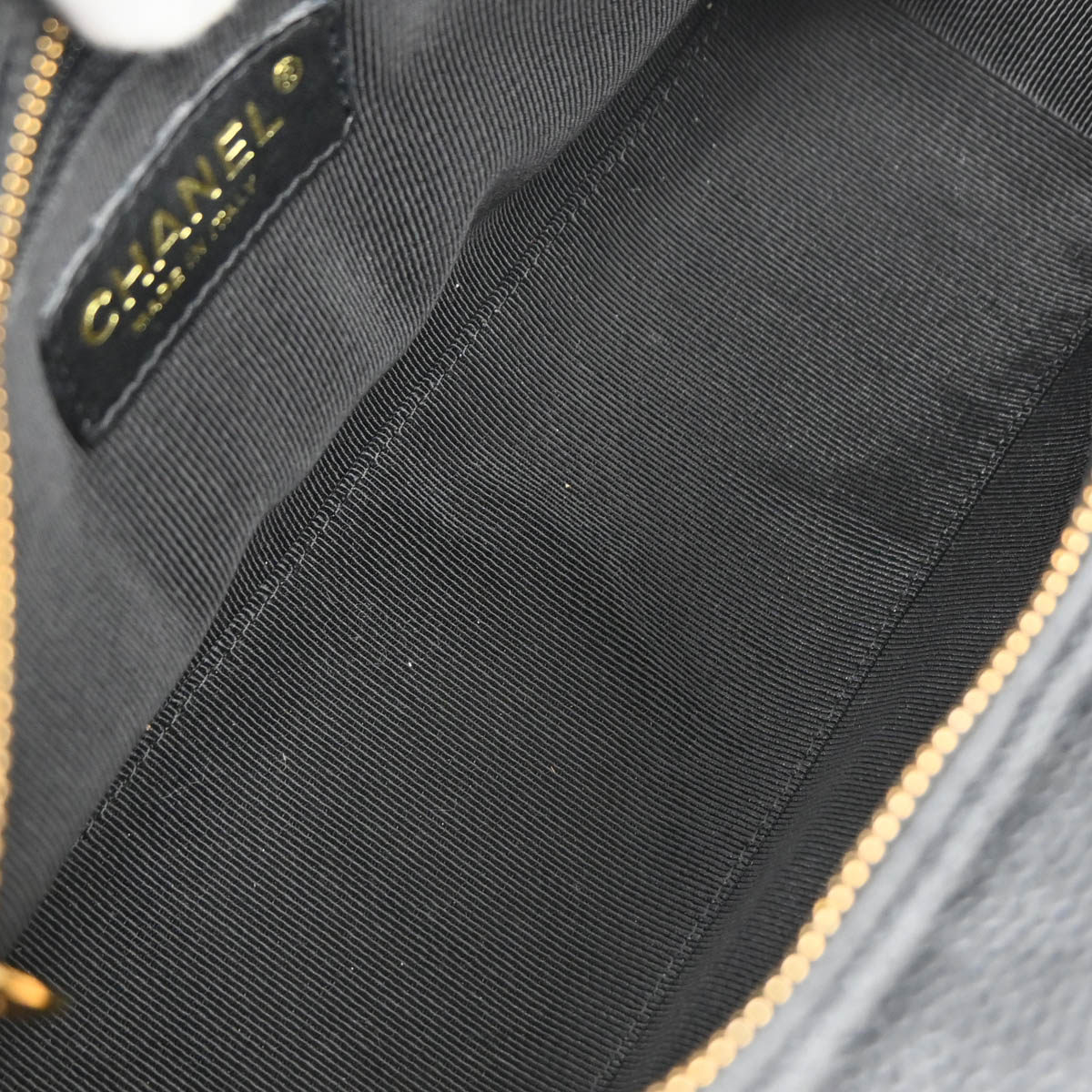 Chanel Black Caviar Bowling Bag