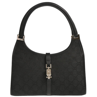 Gucci Black GG Jackie Handbag