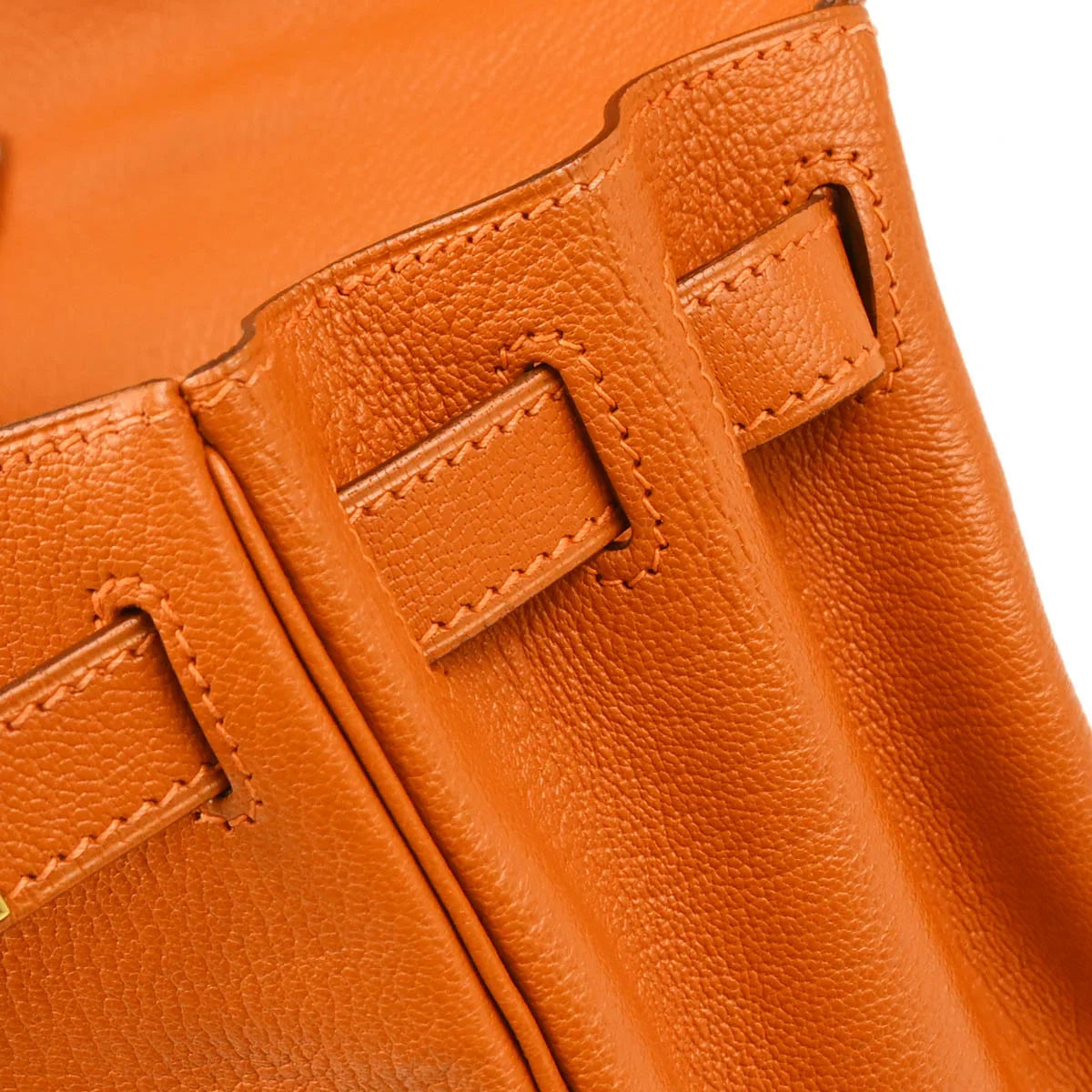 Hermes Orange Chevre Myzore Kelly 28 Retourne 2way Shoulder Handbag