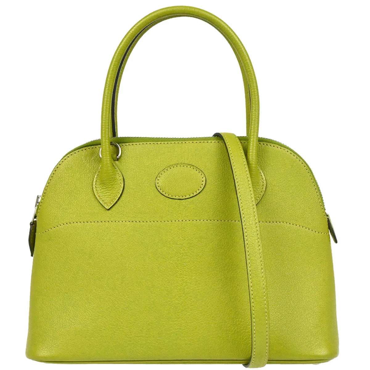 Hermes 2008 Anis Green Chevre Bolide 27 Handbag