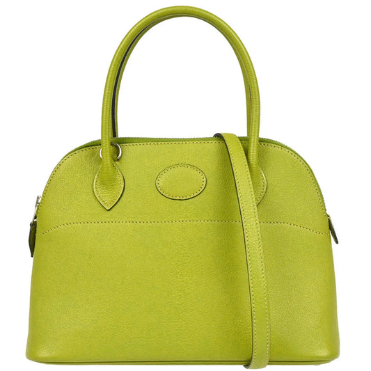 Hermes 2008 Anis Green Chevre Bolide 27 Handbag