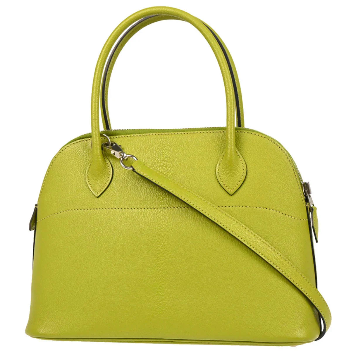 Hermes 2008 Anis Green Chevre Bolide 27 Handbag
