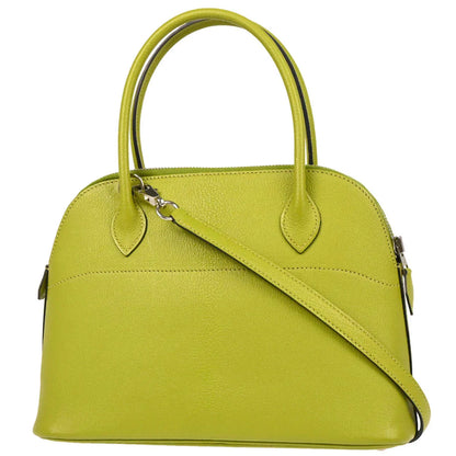 Hermes 2008 Anis Green Chevre Bolide 27 Handbag