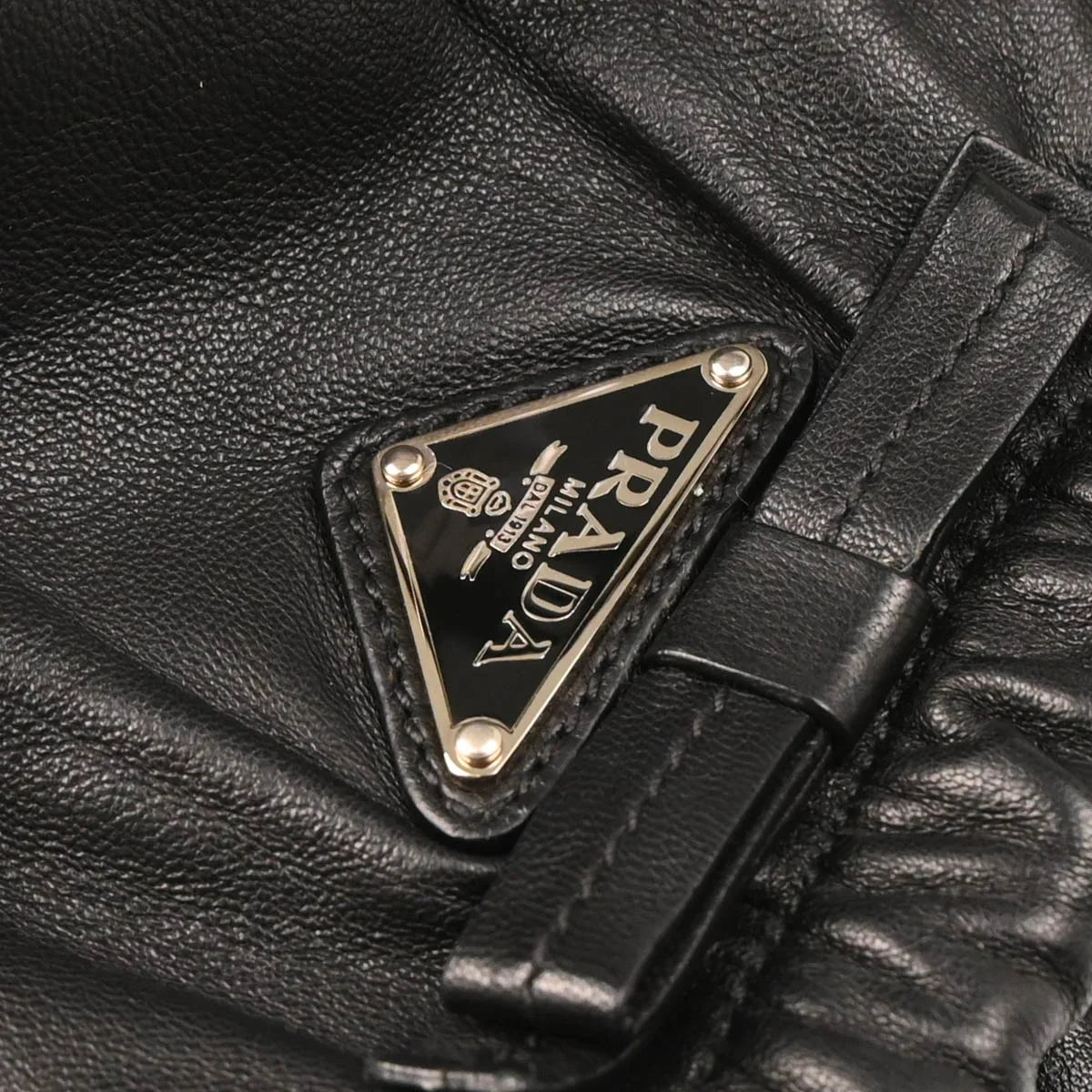 Prada Black Leather Handbag