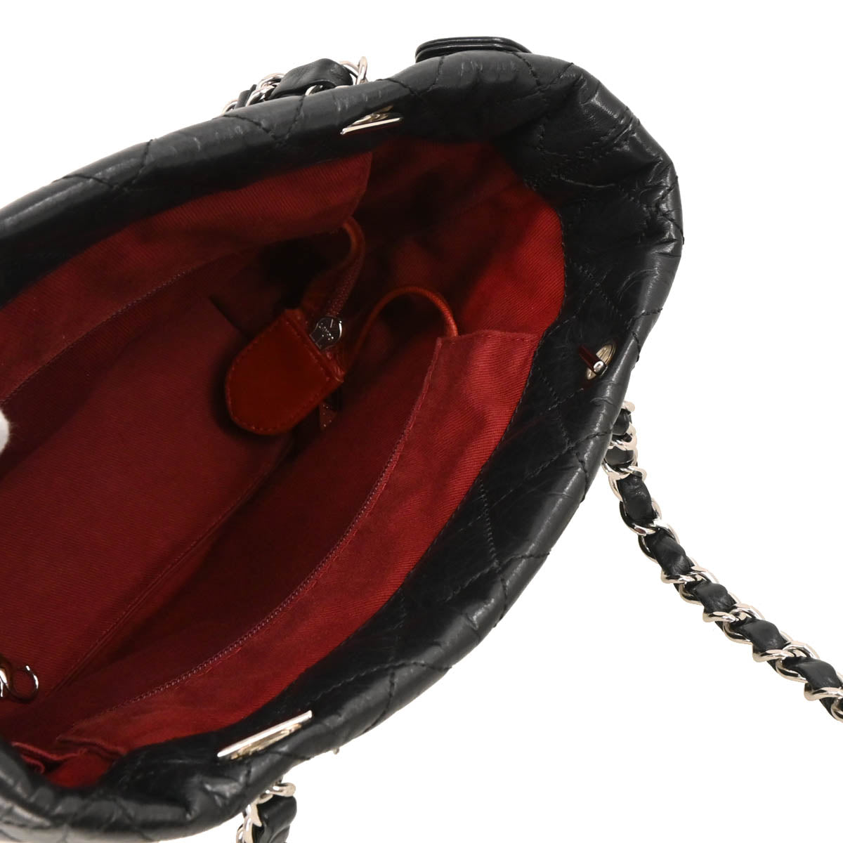 Chanel 2006-2008 Black Calfskin Cambon Ligne Tote Chain Handbag