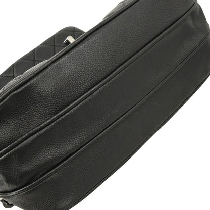 Chanel 2005-2006 Black Caviar Mademoiselle Lock Handbag