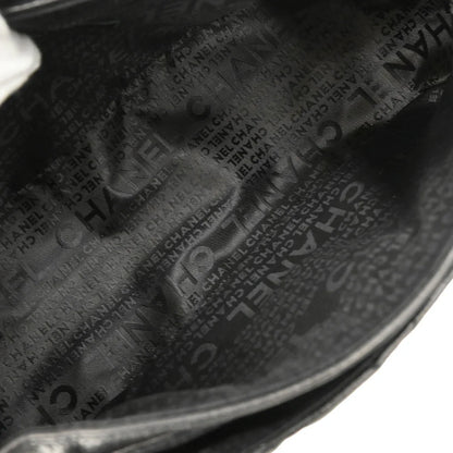 Chanel 2005-2006 Black Caviar Mademoiselle Lock Handbag
