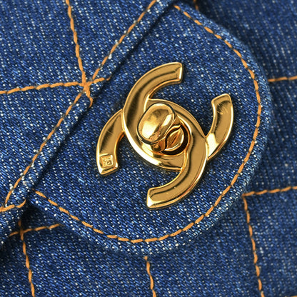 Chanel * Blue Denim Backpack