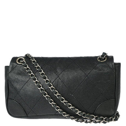 Chanel 2005-2006 Black Caviar Shoulder Bag