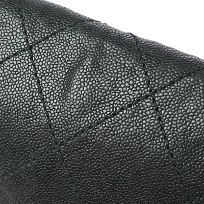 Chanel 2005-2006 Black Caviar Shoulder Bag