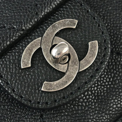Chanel 2005-2006 Black Caviar Shoulder Bag