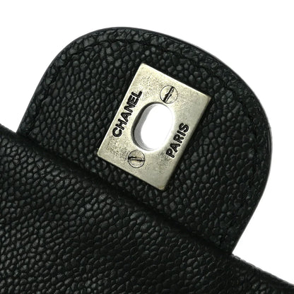 Chanel 2005-2006 Black Caviar Shoulder Bag