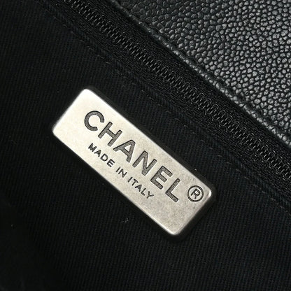 Chanel 2005-2006 Black Caviar Shoulder Bag