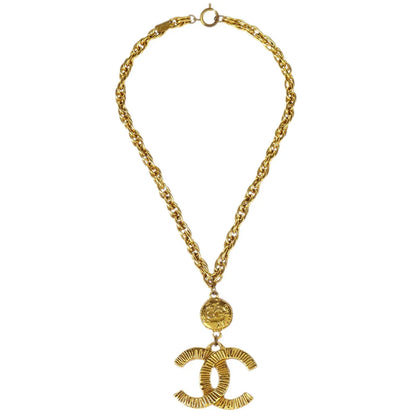 Chanel Gold CC Chain Pendant Necklace