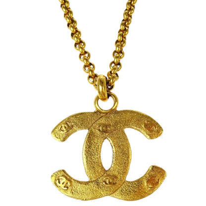 Chanel Gold CC Chain Pendant Necklace 29