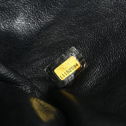 Chanel 2006-2008 Black Calfskin Chain Tote Handbag