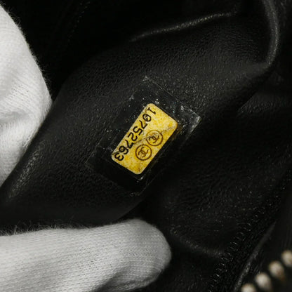 Chanel 2005-2006 Black Calfskin Luxury Line Bowling Bag
