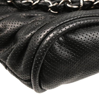 Chanel 2008-2009 Black Perforated Lambskin Handbag