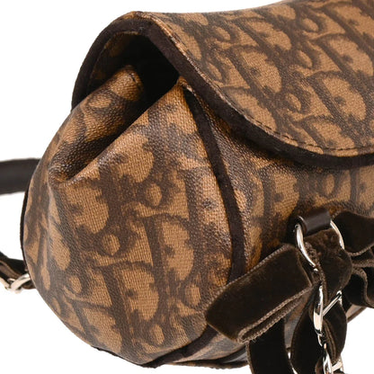 Christian Dior 2005 Brown PVC Trotter Romantic Handbag