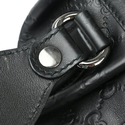 Gucci Black Leather 2way Shoulder Handbag