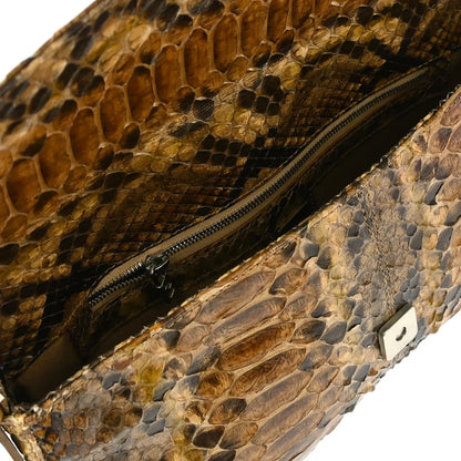 Fendi 1990-2000s * Python Baguette Handbag