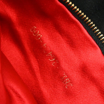 Fendi Black Suede Baguette Handbag
