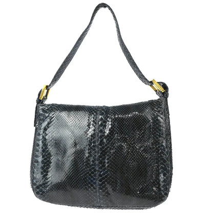 Fendi * Navy Python Handbag