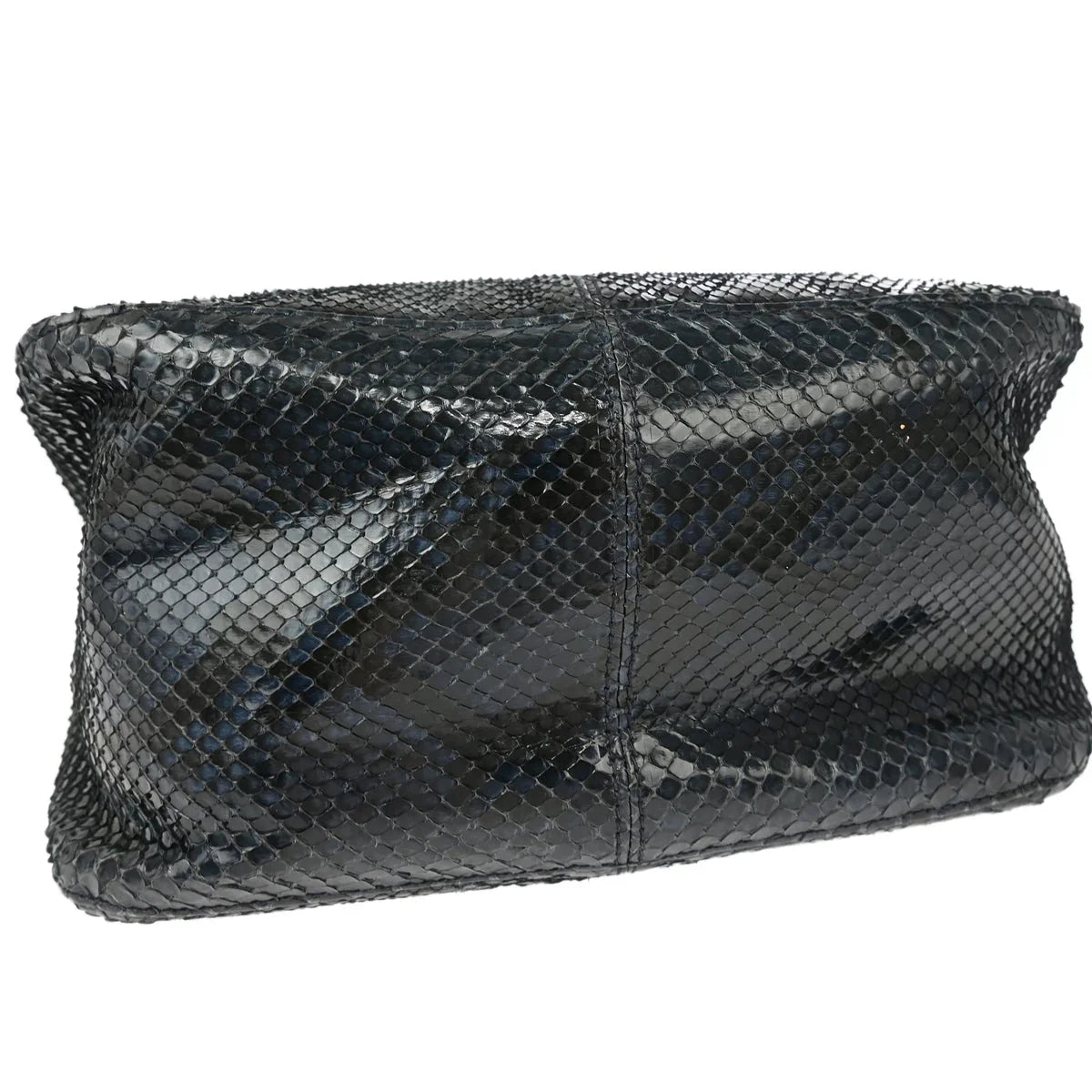 Fendi * Navy Python Handbag