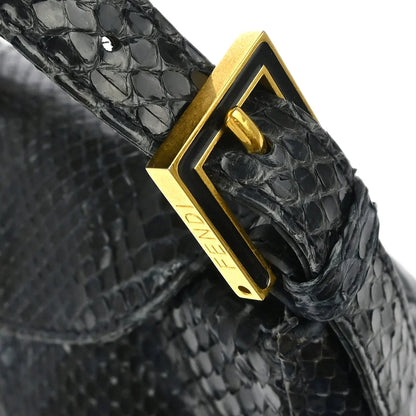 Fendi * Navy Python Handbag