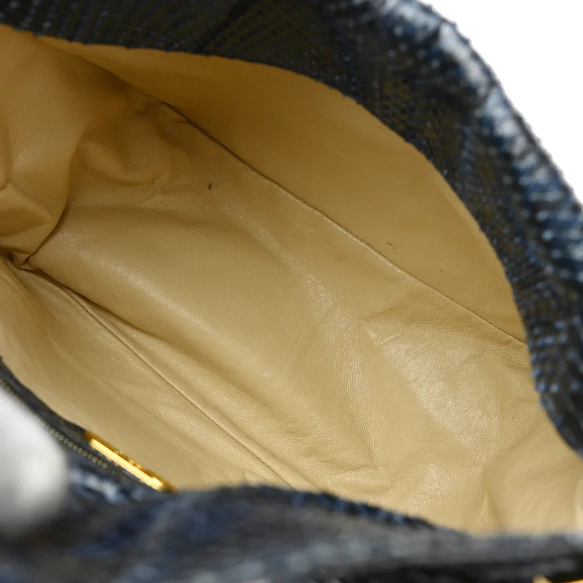 Fendi * Navy Python Handbag