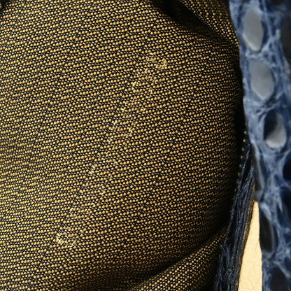 Fendi * Navy Python Handbag