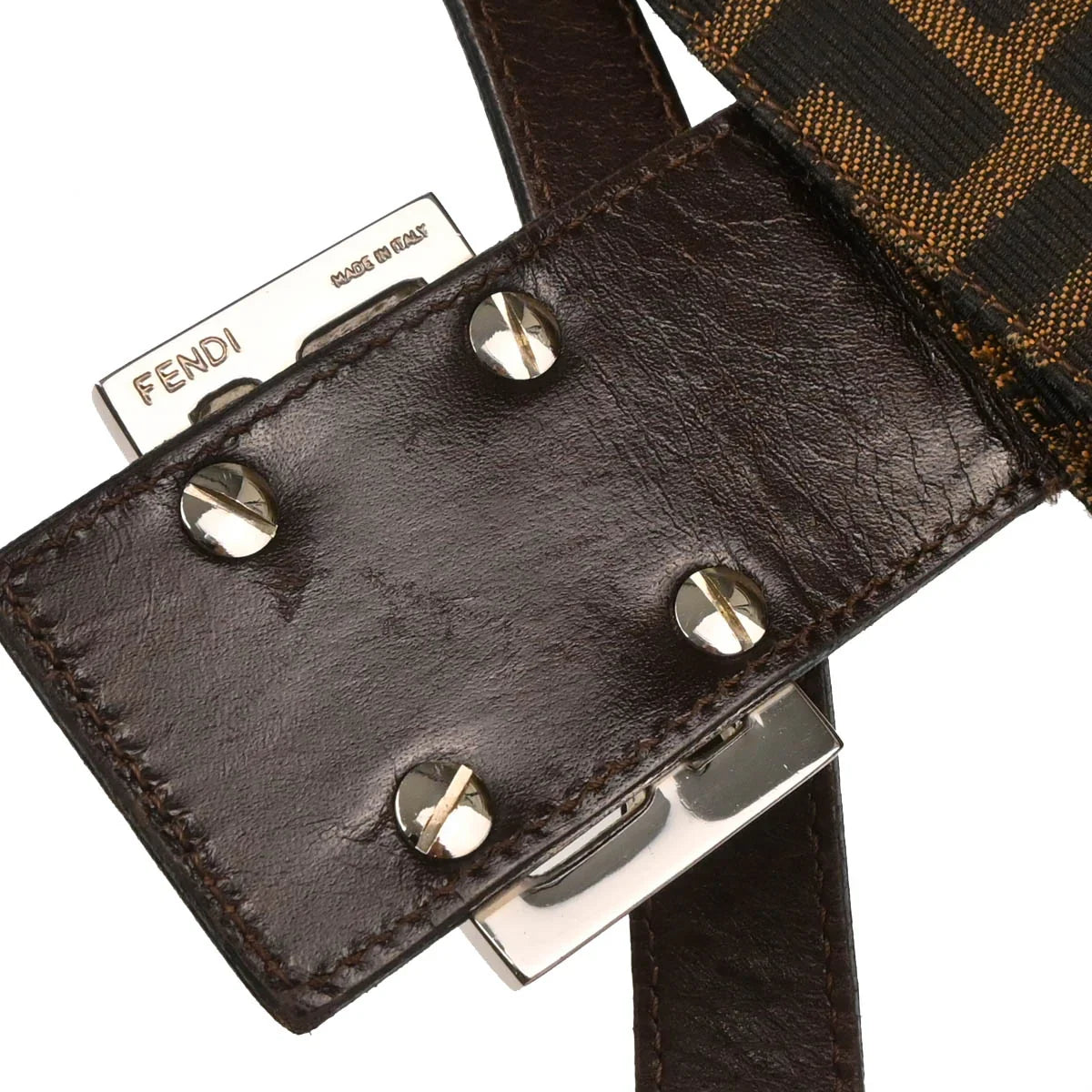 Fendi 2009 Brown Zucca Handbag