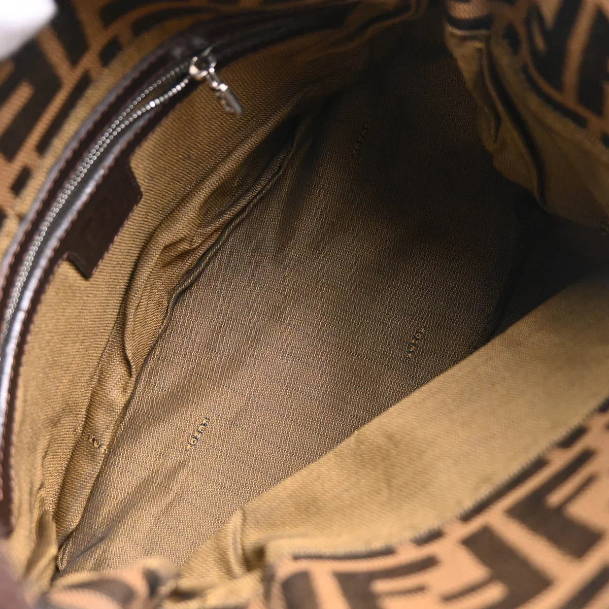 Fendi 2009 Brown Zucca Handbag