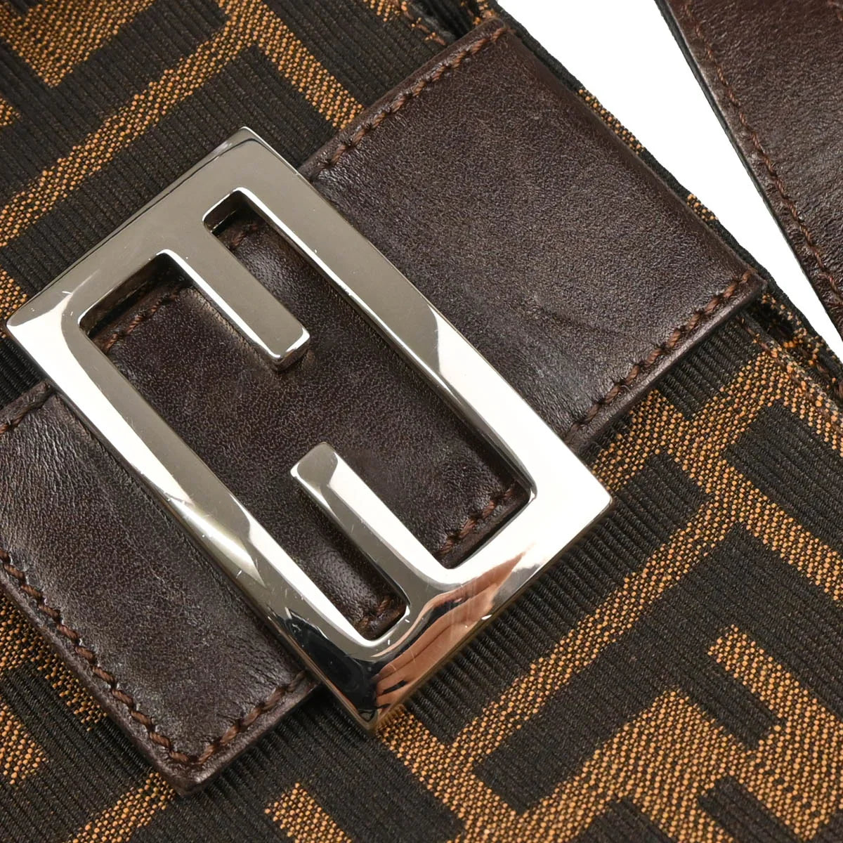 Fendi 2009 Brown Zucca Handbag