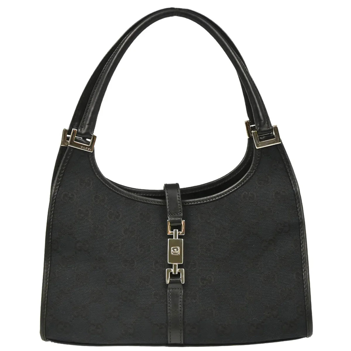 Gucci Black GG Jackie Handbag
