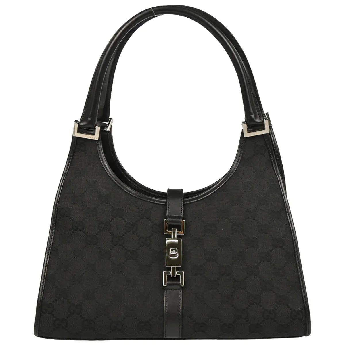 Gucci Black GG Jackie Handbag