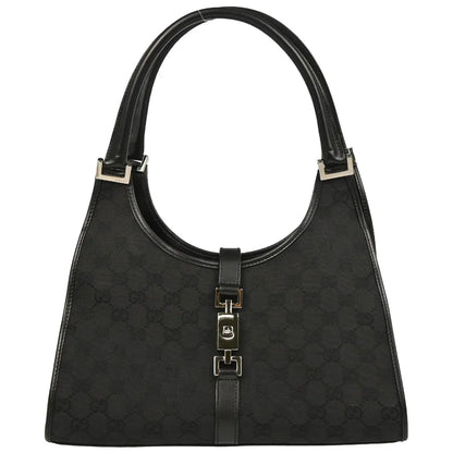 Gucci Black GG Jackie Handbag