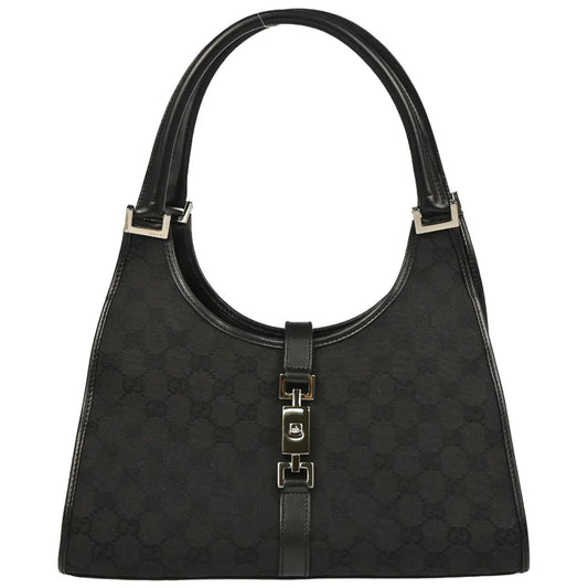 Gucci Black GG Jackie Handbag
