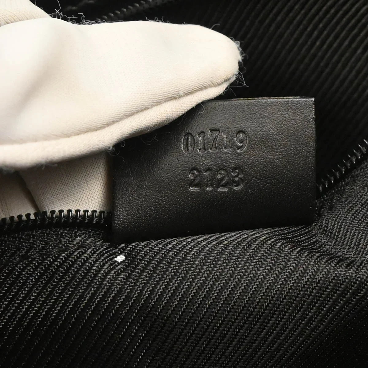Gucci Black GG Jackie Handbag
